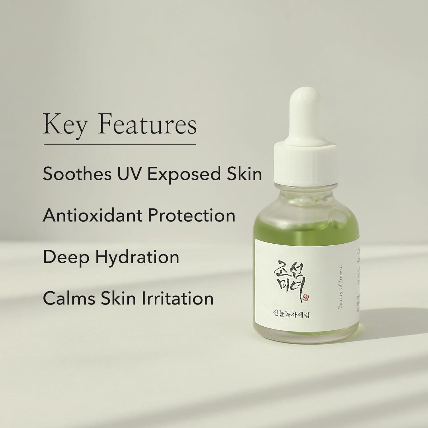 [BeautyOfJoseon] Calming Serum : Green tea + Panthenol 30ml