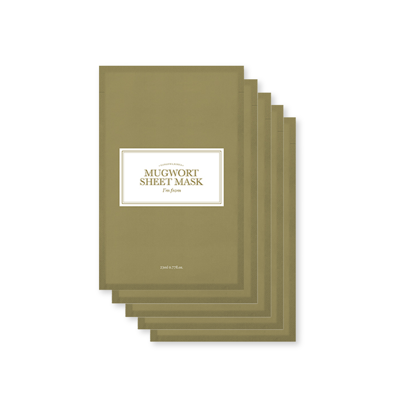 [ImFrom] Mugwort Sheet Mask - 5ea