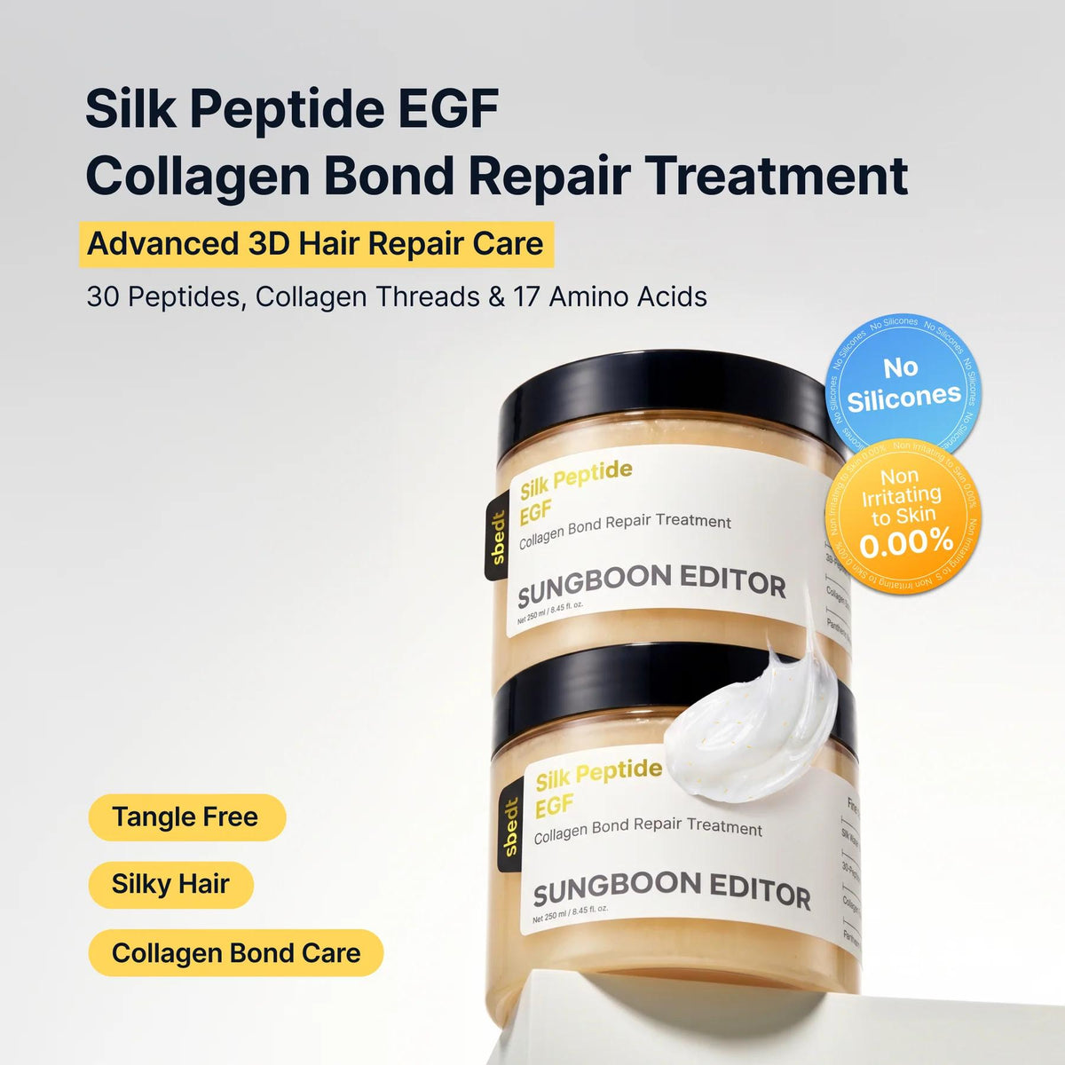 [SUNGBOON EDITOR] Silk Peptide EGF Collagen Bond Repair Treatment 250ml