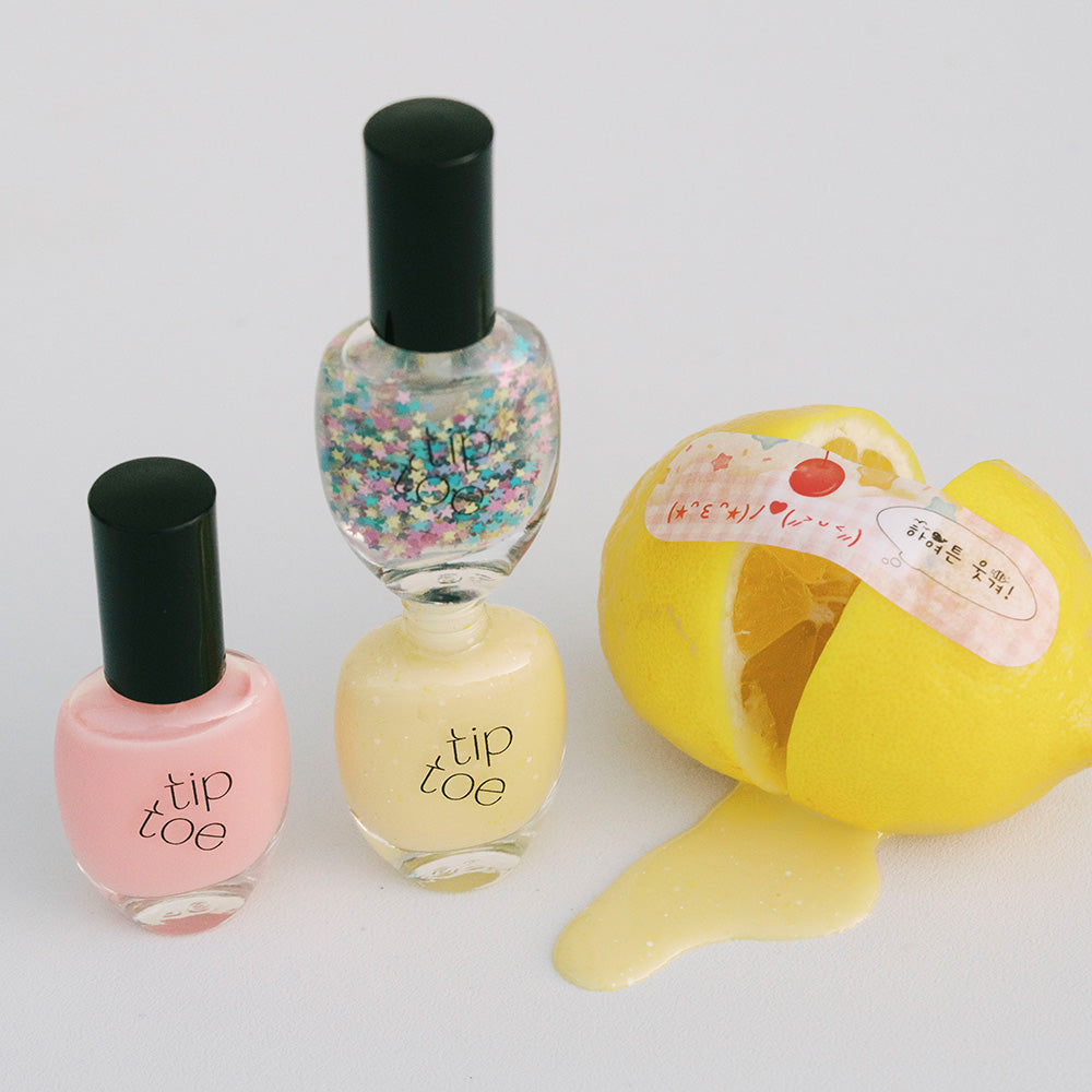 [Tiptoe] Syrup Glitter & Shimmer Nail Polish - 12 Colors