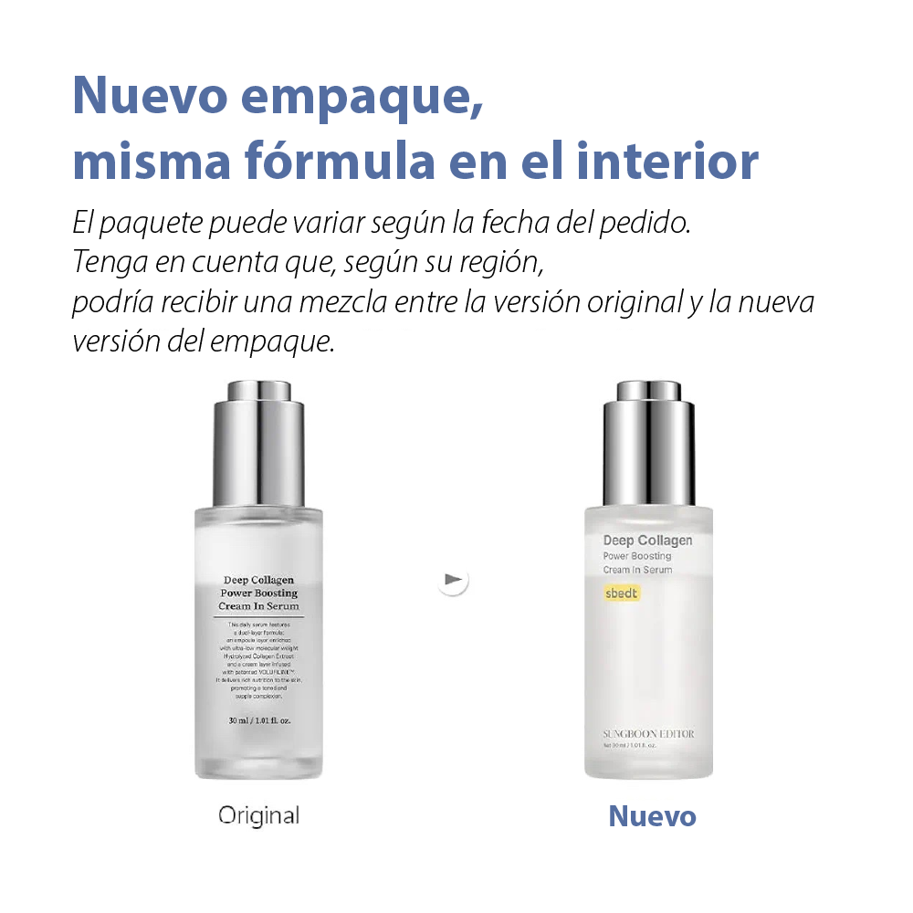 [SUNGBOON EDITOR] Deep Collagen Anti-Wrinkle Cream In Serum 30ml